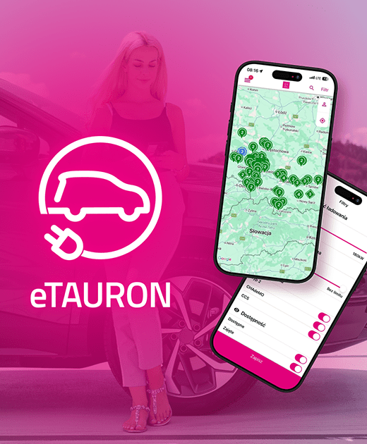 telefon z aplikacją eTAURON